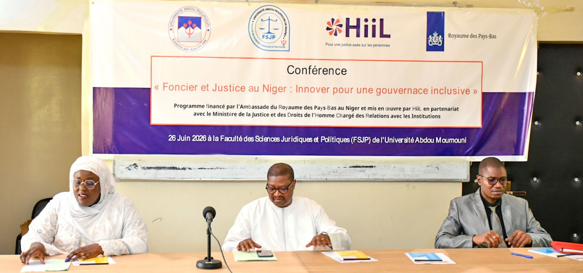 Conférence à la FSJP : Vers une gouvernance foncière inclusive et innovante face aux défis majeurs du Niger